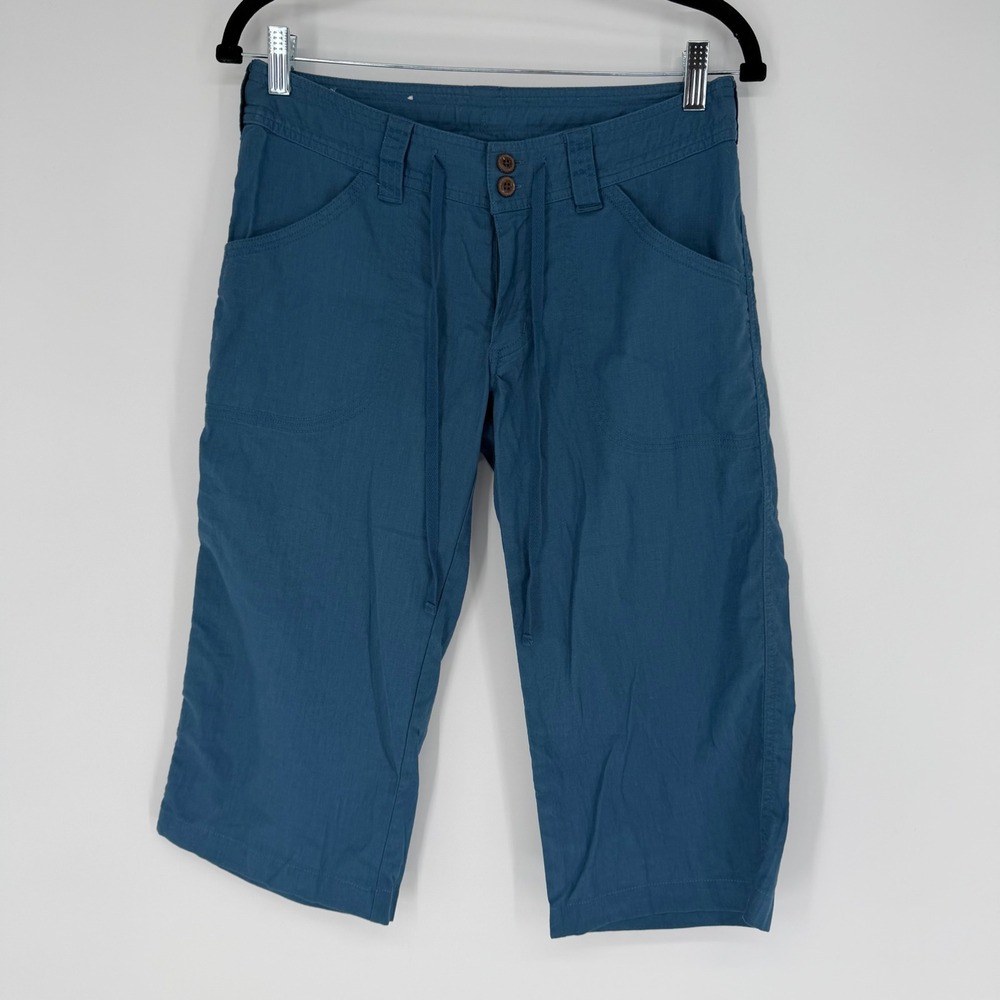 PATAGONIA WOMEN'S ISLAND HEMP CAPRIS AIRY LINEN OUTDOORS CASUAL SIZE 6